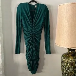 slim fit dress slacks Alexandre Vauthier Iridescent Mini Ruched Dress – Runway Catalog main image 1